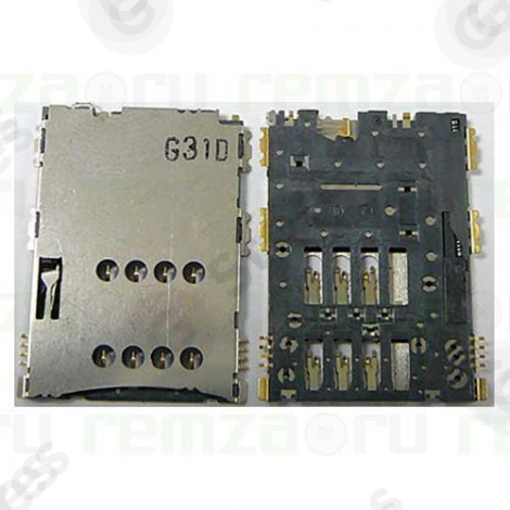 Коннектор SIM Samsung P1000/P3100/P6200