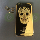 Корпус iPhone 6 Чёрный с Золотой гравировкой