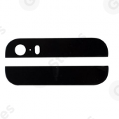 Стекло корпуса iPhone 5S заднее чёрное (комплект)