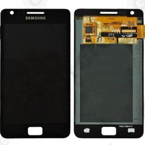 Дисплей Samsung I9100/9105 S2 в сборе с тачскрином Чёрный