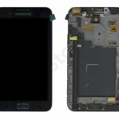 Дисплей Samsung N7000 в сборе с тачскрином и рамкой Чёрный