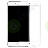 Защитное стекло "Полное покрытие" Huawei Honor 8 Lite Белое