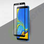 Защитное стекло "Полное покрытие" Samsung A750F (A7 2018 ) Чёрное