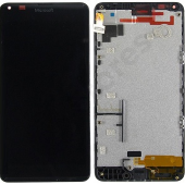 Дисплей Nokia 640 RM-1077 в сборе с тачскрином и рамкой Черный