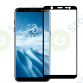 Защитное стекло "Полное покрытие" Samsung J415F/J610F (J4+ 2018/J6+ 2018) Черное