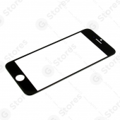 Стекло для переклейки Iphone 6 Plus Чёрное