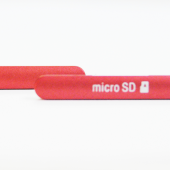 Заглушка SIM/SD Sony M4 E2303 красный